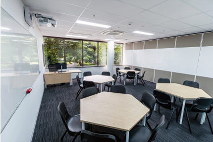 Classroom tables and chairs