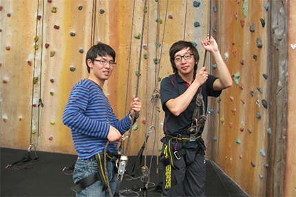 Rock climbing